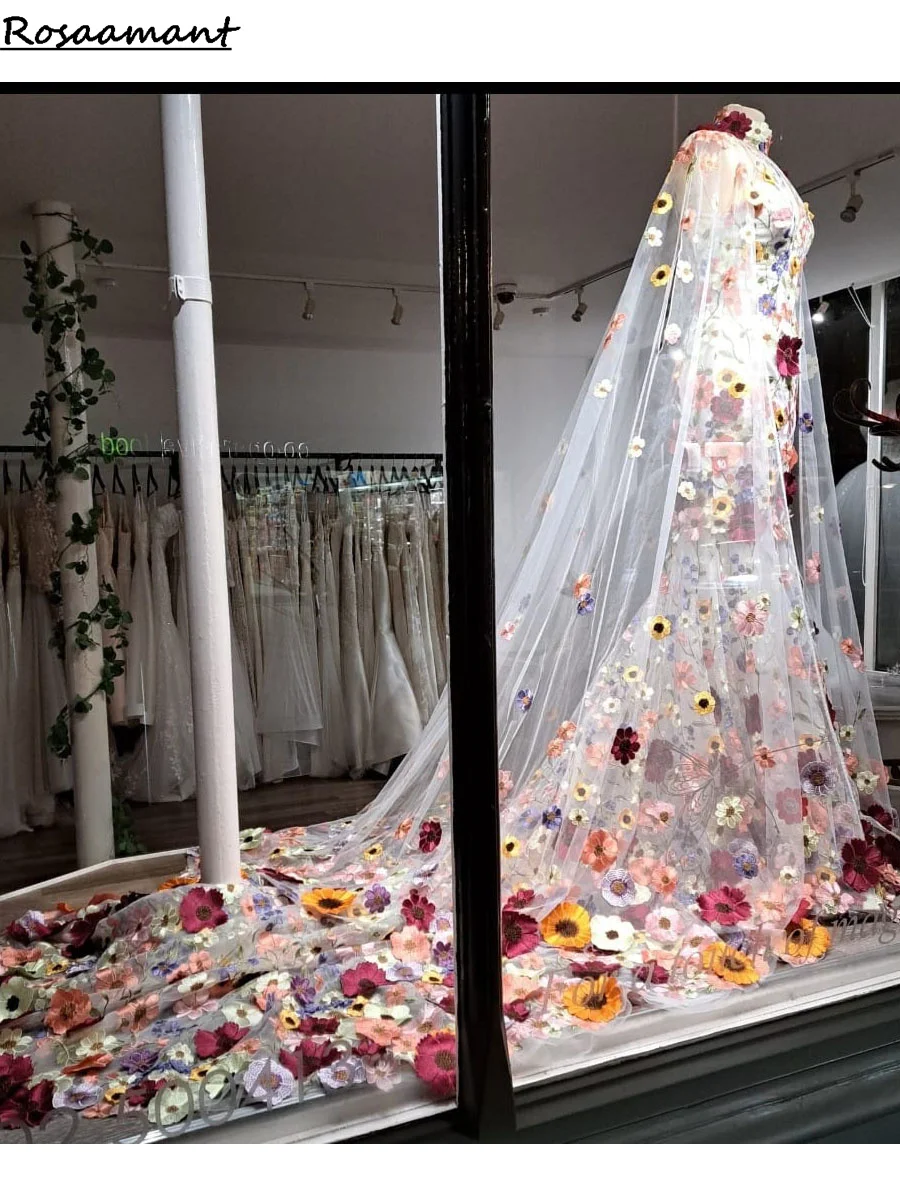 Colorful 3D Floral Lace Mermaid Wedding Dresses Halter Sleeveless Bridal Gowns Robe De Mariee
Colorful 3D Floral Lace Mermaid Wedding Dresses Halter Sleeveless Bridal Gowns Robe De Mariee