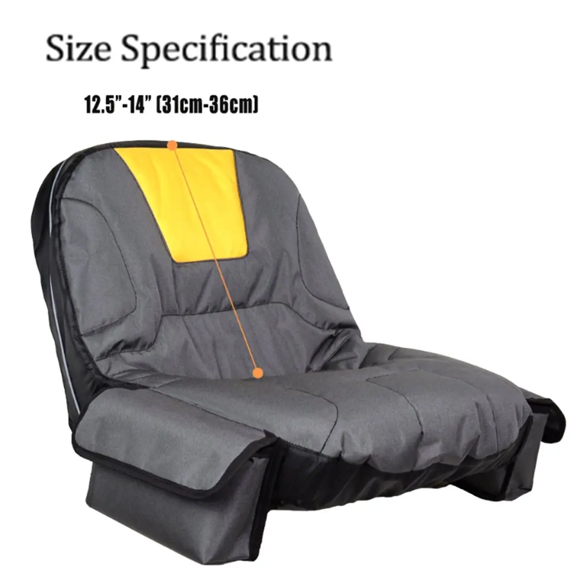 T34C Lawn Tractor Seat Cover with Pocket for , , ,for Seat Back Heights of 12.5-14Inch
T34C Lawn Tractor Seat Cover with Pocket for , , ,for Seat Back Heights of 12.5-14Inch