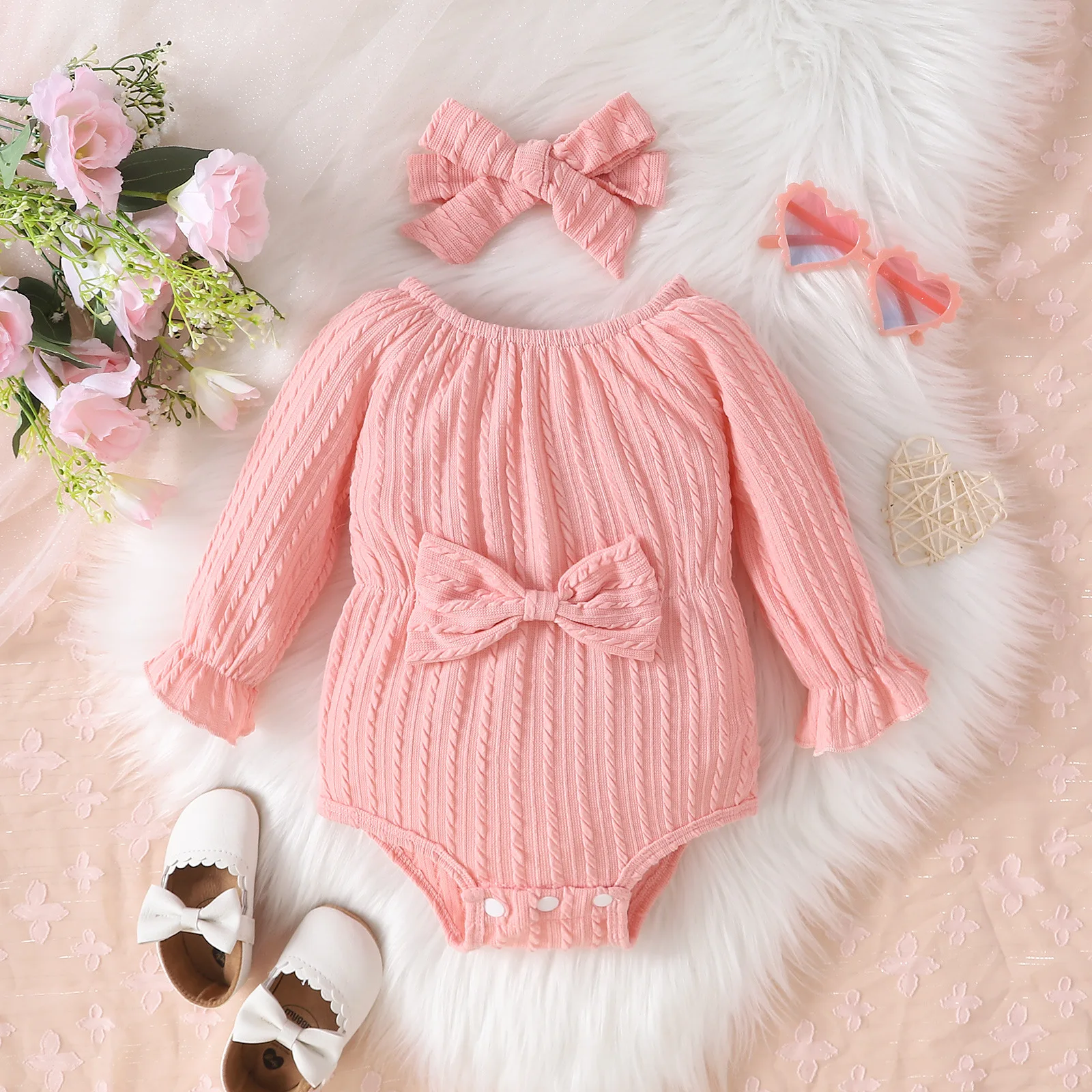 2023 New Winter Infant Newborn Boys Romper Long Sleeve O Neck Bow Pink Rompers Clothes Outfits 0-2T
2023 New Winter Infant Newborn Boys Romper Long Sleeve O Neck Bow Pink Rompers Clothes Outfits 0-2T
