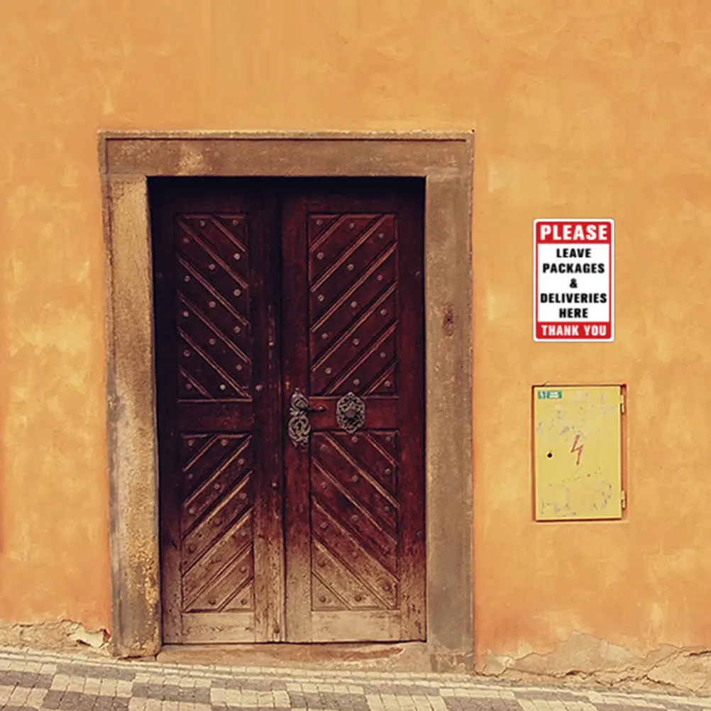 Leave Packages Here Sign Sticker PVC Waterproof Adhesive Delivery Decal for Wall Door Garage Outdoor Indoor Use
Leave Packages Here Sign Sticker PVC Waterproof Adhesive Delivery Decal for Wall Door Garage Outdoor Indoor Use