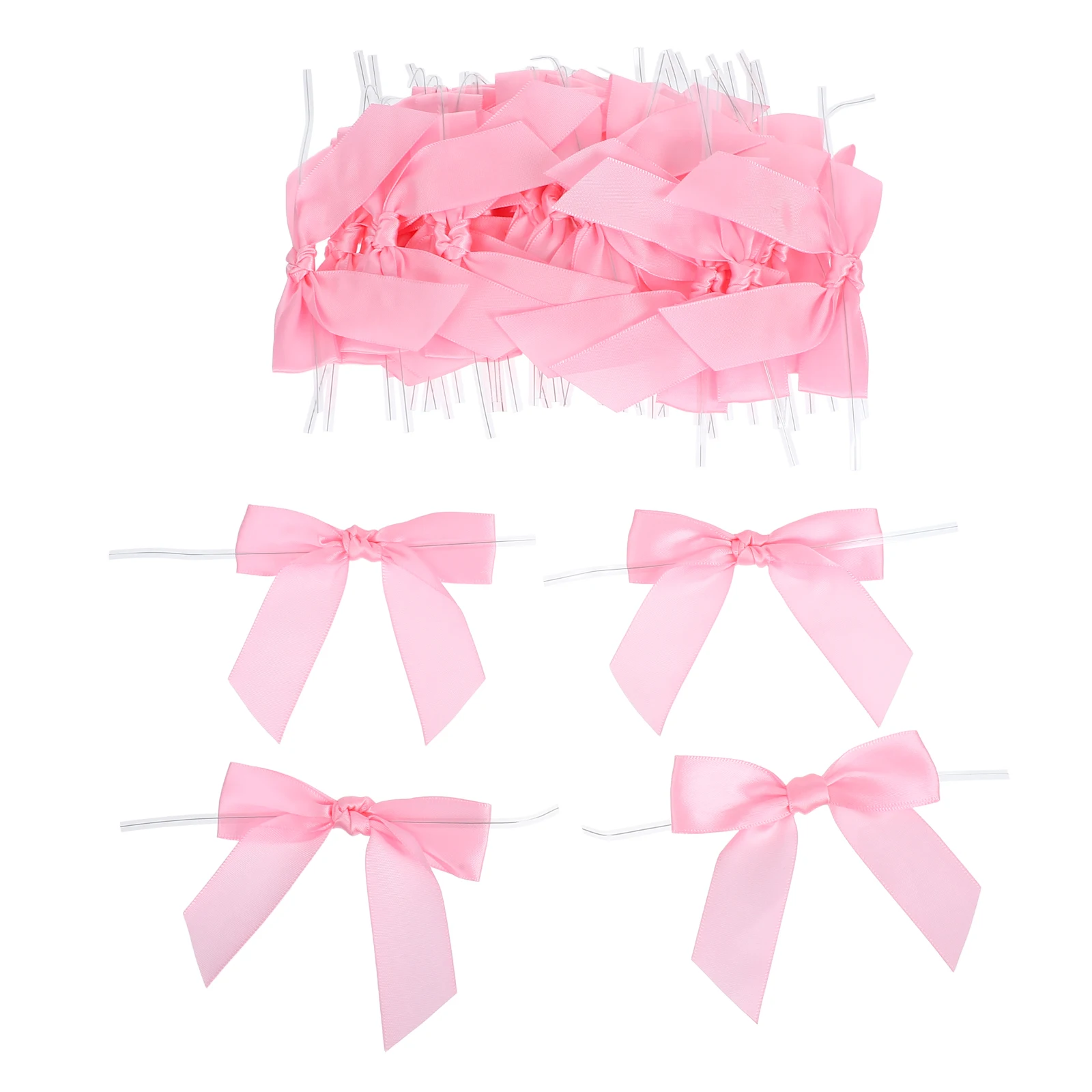 50 Pcs Gift Wrapping Bow Bows for Crafts Food Bag Sealing Twist Tie Ribbon Diy Lollipop Polyester Baking
50 Pcs Gift Wrapping Bow Bows for Crafts Food Bag Sealing Twist Tie Ribbon Diy Lollipop Polyester Baking