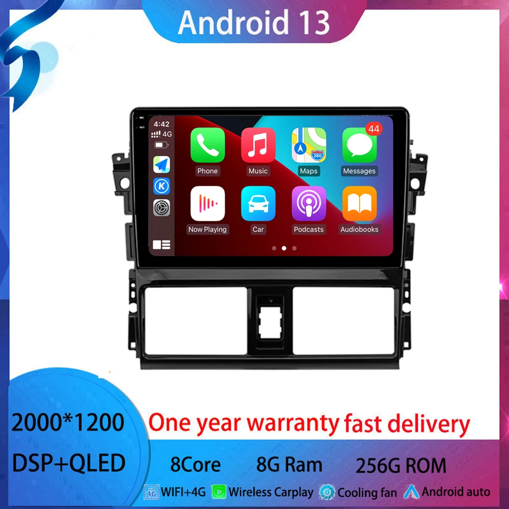 9 inch android 13 For Toyota Vios XP150 2013-2020 Car Radio Multimedia Video Player Android tablet QLED Screen 4G BT5.0 WIFI GPS
9 inch android 13 For Toyota Vios XP150 2013-2020 Car Radio Multimedia Video Player Android tablet QLED Screen 4G BT5.0 WIFI GPS