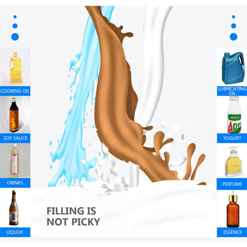 CNC liquid filling machine, edible oil, liquor and perfume filling machine, semi-automatic liquid filling machine
CNC liquid filling machine, edible oil, liquor and perfume filling machine, semi-automatic liquid filling machine