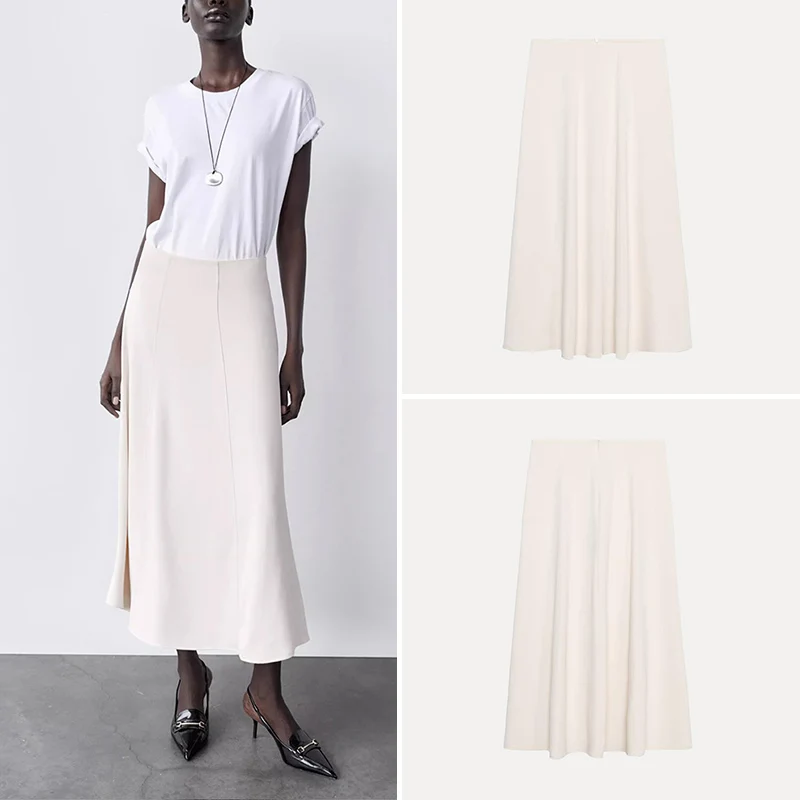 Весна 202, женская юбка-миди трапециевидной формы с высокой талией, простая женская юбка-миди из полиэфирного волокна 00% универсальная юбка-миди
Весна 202, женская юбка-миди трапециевидной формы с высокой талией, простая женская юбка-миди из полиэфирного волокна 00% универсальная юбка-миди