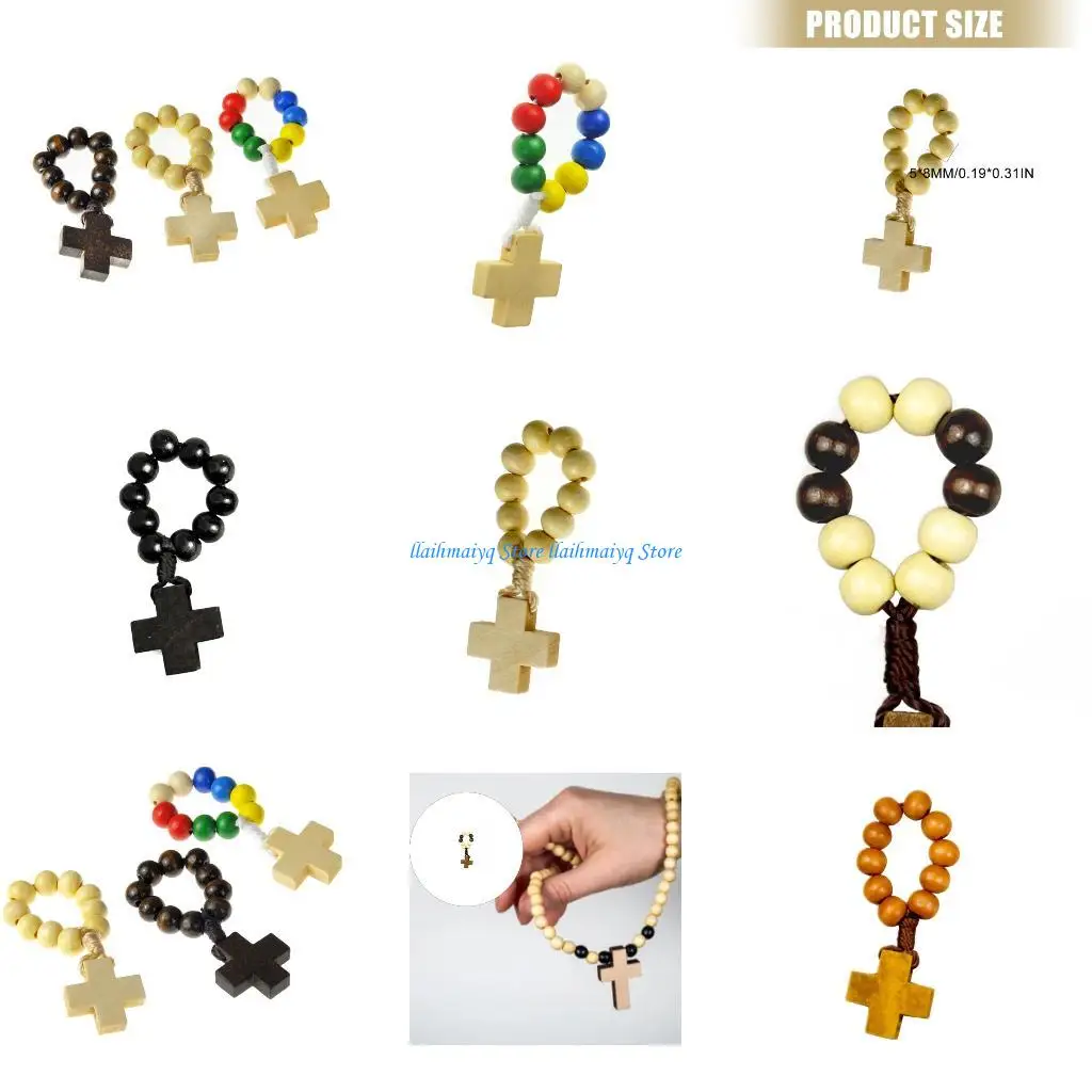 573B Excellent Present Natural Pine Bead Rosary Finger Chain Featuring Crucifix Symbol for Gifts Birthdays Holidays
573B Excellent Present Natural Pine Bead Rosary Finger Chain Featuring Crucifix Symbol for Gifts Birthdays Holidays