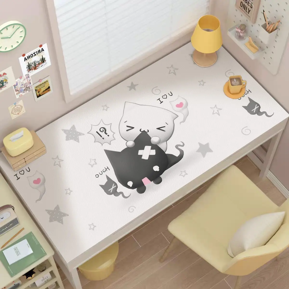 Large Cute Music Cat Rubber Mouse Pad, Non-Slip Waterproof Desk Mat for Office Laptop Gaming, Extended Keyboard Pad
Large Cute Music Cat Rubber Mouse Pad, Non-Slip Waterproof Desk Mat for Office Laptop Gaming, Extended Keyboard Pad