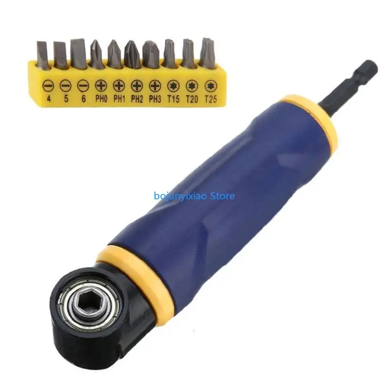 900B 90 Degree Bit Electric Screwdriver Drill Turning Device Angles Adapter Corner
900B 90 Degree Bit Electric Screwdriver Drill Turning Device Angles Adapter Corner
