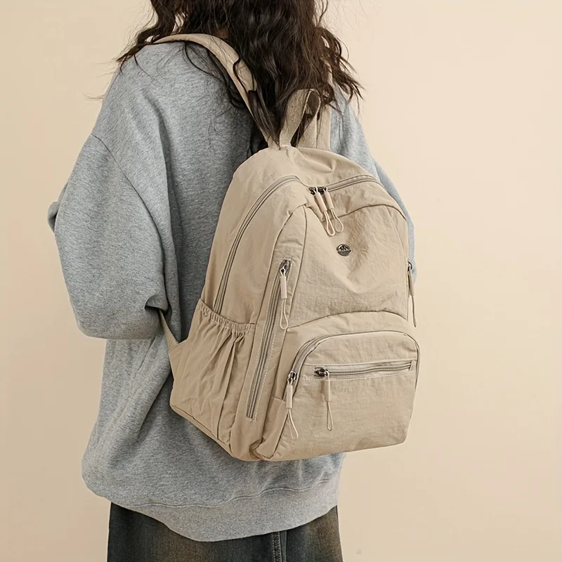 Легкий минималистичный рюкзак большой вместимости с регулируемыми лямками, повседневные спортивные рюкзаки для путешествий в студенческом стиле
Легкий минималистичный рюкзак большой вместимости с регулируемыми лямками, повседневные спортивные рюкзаки для путешествий в студенческом стиле