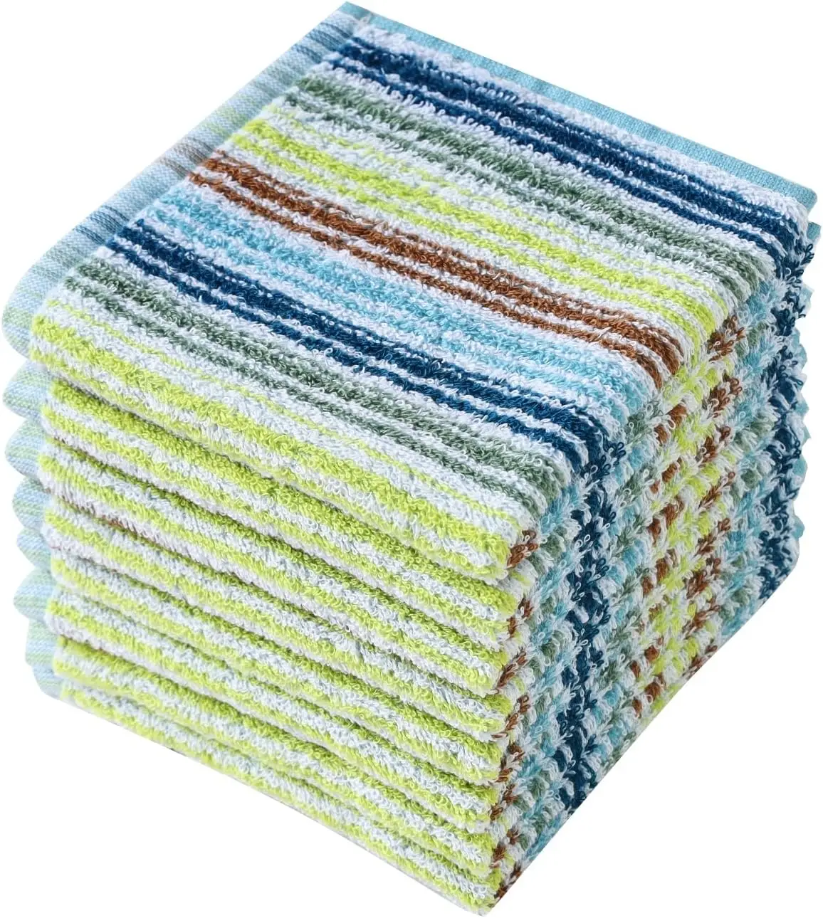 Ultra Absorbent Cotton Dishcloths, 8-Pack, 12x12 Inches, Quick-Dry, Non-Scratch Cleaning Rags
Ultra Absorbent Cotton Dishcloths, 8-Pack, 12x12 Inches, Quick-Dry, Non-Scratch Cleaning Rags