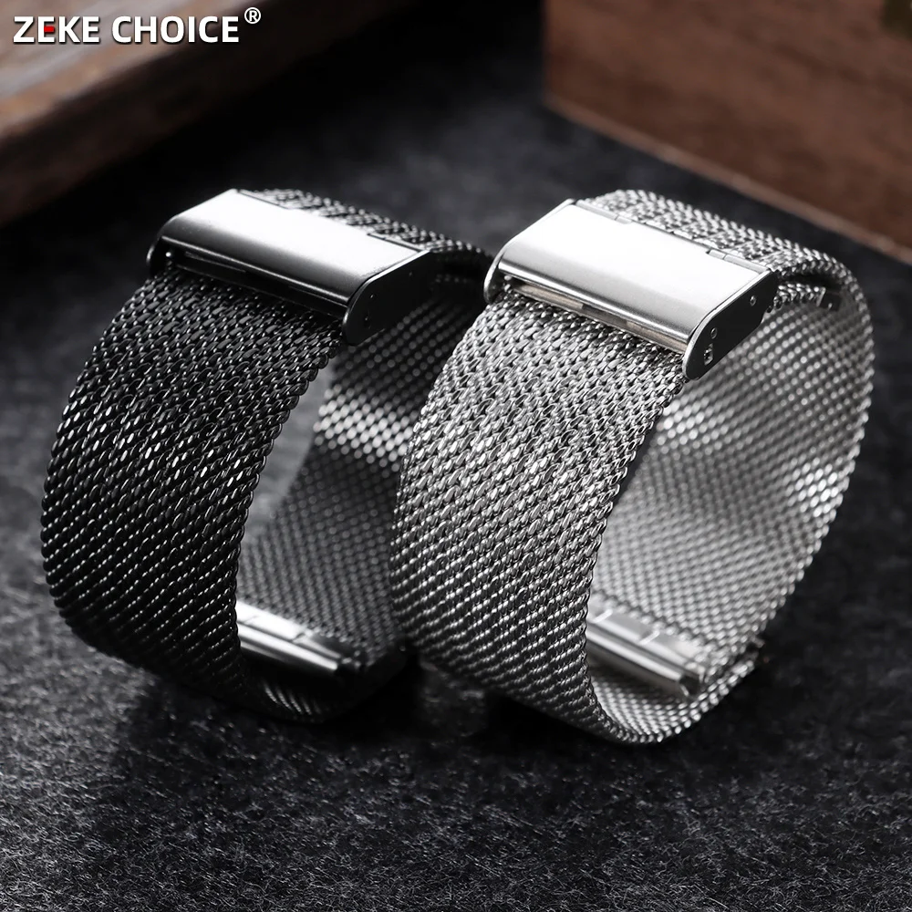 18mm 20mm 22mm Mesh Watch Bracelet 0.6mm Stainless Steel Milanese Strap for DW for Huawei Watch GT2/3/4/5 for Amazfit Wristband
18mm 20mm 22mm Mesh Watch Bracelet 0.6mm Stainless Steel Milanese Strap for DW for Huawei Watch GT2/3/4/5 for Amazfit Wristband