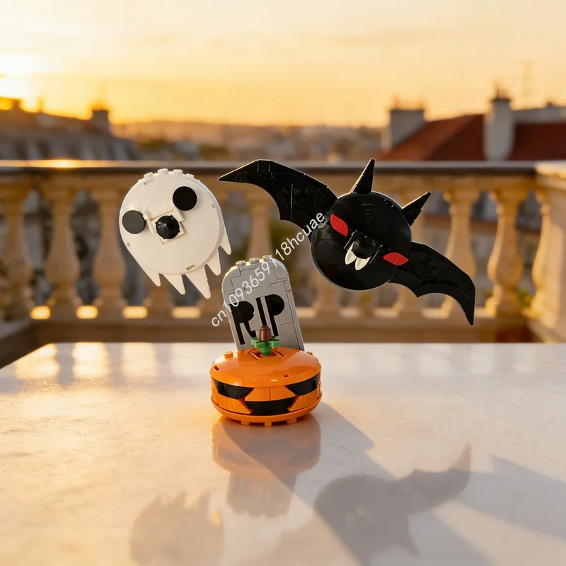 256pcs MOC Spooky Flatsos Seasonal Halloween Model Building Blocks Architecture DIY Creative Toys Christmas Gifts Assemble Idea
256pcs MOC Spooky Flatsos Seasonal Halloween Model Building Blocks Architecture DIY Creative Toys Christmas Gifts Assemble Idea