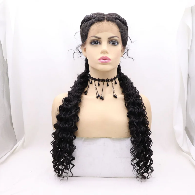 Two-Strand Hand-Woven 360 Lace Synthetic European and American Style Long Hair Braided Wig for Women
Two-Strand Hand-Woven 360 Lace Synthetic European and American Style Long Hair Braided Wig for Women