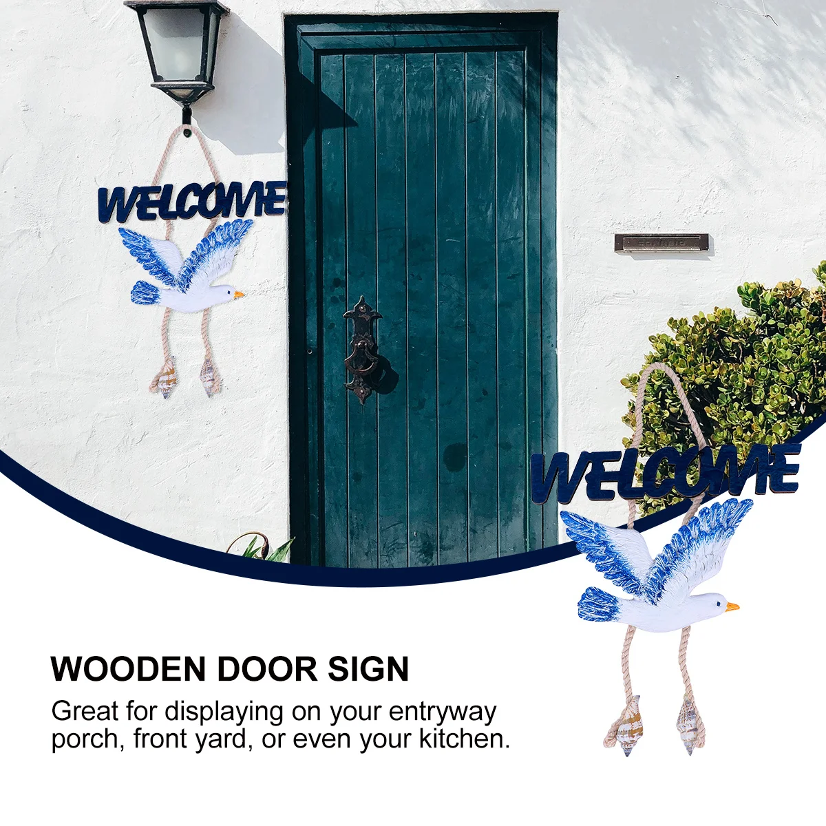 Seabird Welcome Hanging Sign Wood and Resin Coastal Wall Decor for Indoor Outdoor Door Porch Farmhouse Hotel
Seabird Welcome Hanging Sign Wood and Resin Coastal Wall Decor for Indoor Outdoor Door Porch Farmhouse Hotel