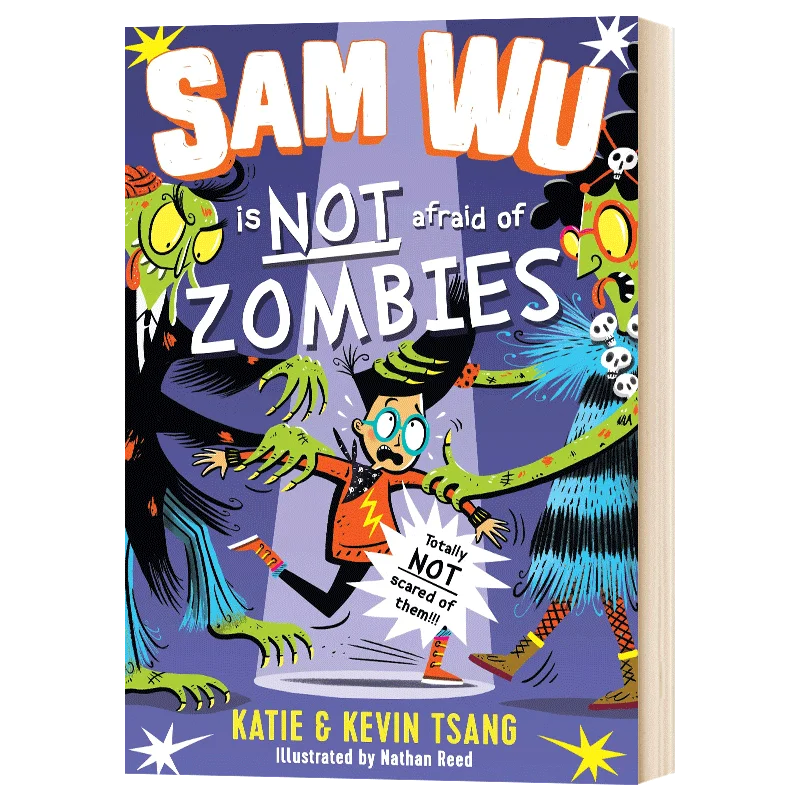Sam Wu is NOT Afraid of Zombies novels, Children's books aged 6 7 8 9 English books, 9781405295727
Sam Wu is NOT Afraid of Zombies novels, Children's books aged 6 7 8 9 English books, 9781405295727