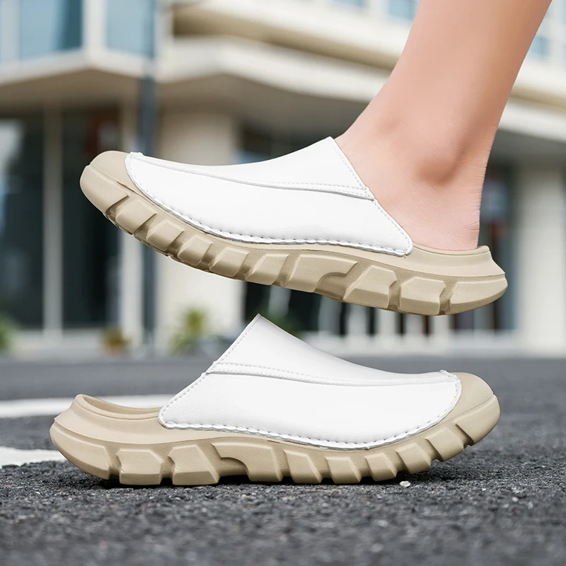 Summer Men's Beach Shoes Casual Half Slippers Large Size Breathable Sandals Anti‑Slip Lightweight Outdoor Closed Toe Slippers
Summer Men's Beach Shoes Casual Half Slippers Large Size Breathable Sandals Anti‑Slip Lightweight Outdoor Closed Toe Slippers