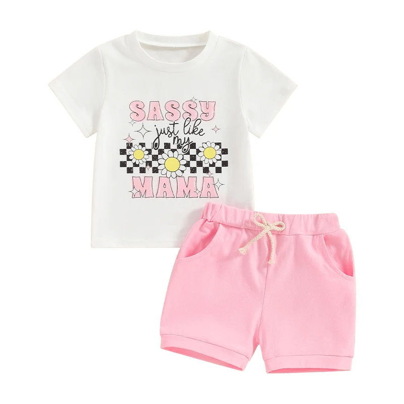 Toddler Baby Girl Clothes Little Girls Summer Shorts Sets Letter Flower Print Tops Newborn Girl Summer Outfits
Toddler Baby Girl Clothes Little Girls Summer Shorts Sets Letter Flower Print Tops Newborn Girl Summer Outfits