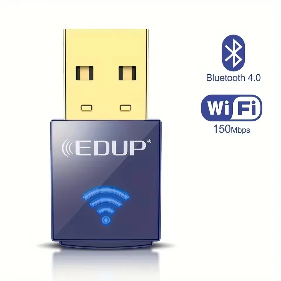 Мини-адаптер Wi-Fi 150 Мбит/с USB2.0 Bluetooth4.0 Wi-Fi Беспроводная сетевая карта 2,4G Стабильный адаптер сигнала для ПК Настольный ноутбук
Мини-адаптер Wi-Fi 150 Мбит/с USB2.0 Bluetooth4.0 Wi-Fi Беспроводная сетевая карта 2,4G Стабильный адаптер сигнала для ПК Настольный ноутбук