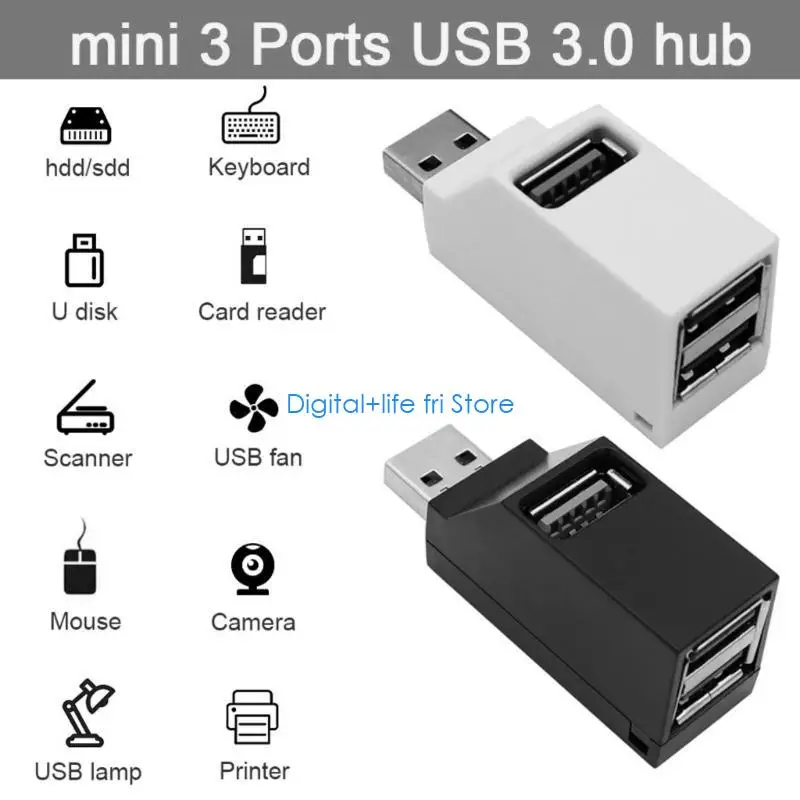 E06D Fast Speed USB2.0 Hubs Expander Adapter for Laptop Air Tablet and More
E06D Fast Speed USB2.0 Hubs Expander Adapter for Laptop Air Tablet and More