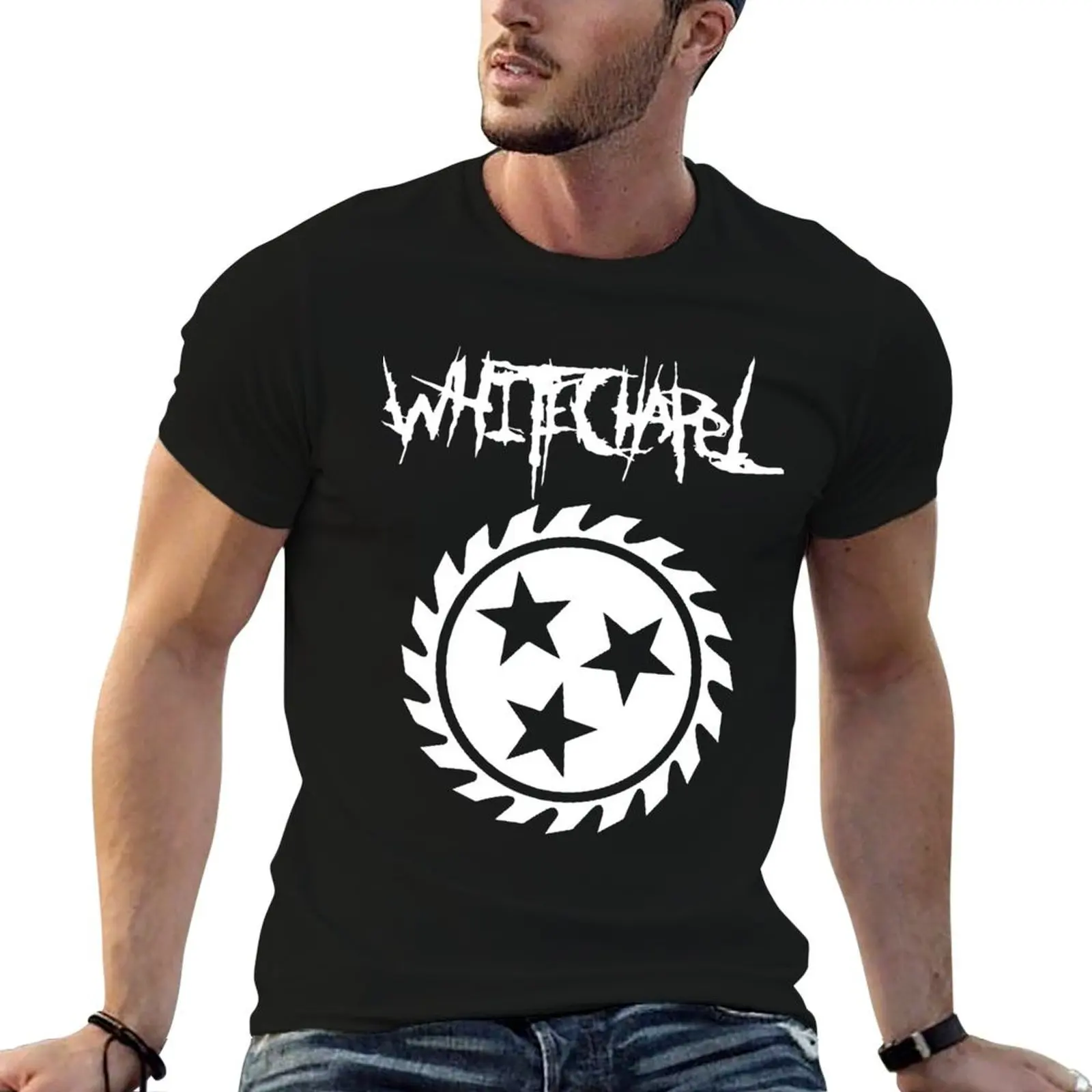 Funny Gift Band From Whitechapel America Retro Wave T-Shirt t shirts with prints anime tshirt t shirts for man cotton T-shirt
Funny Gift Band From Whitechapel America Retro Wave T-Shirt t shirts with prints anime tshirt t shirts for man cotton T-shirt