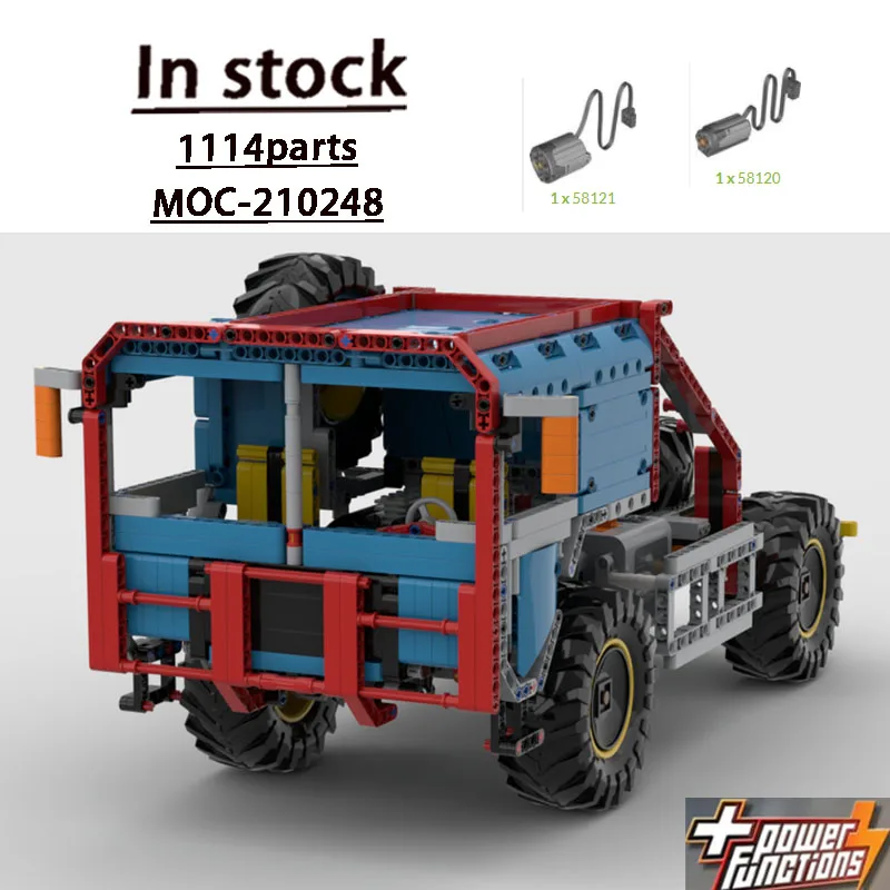 MOC-210248 New Classic Cargo Rally Truck Building Block Model 1114 Parts MOC Boys Children's Birthday Christmas Toy Gift
MOC-210248 New Classic Cargo Rally Truck Building Block Model 1114 Parts MOC Boys Children's Birthday Christmas Toy Gift