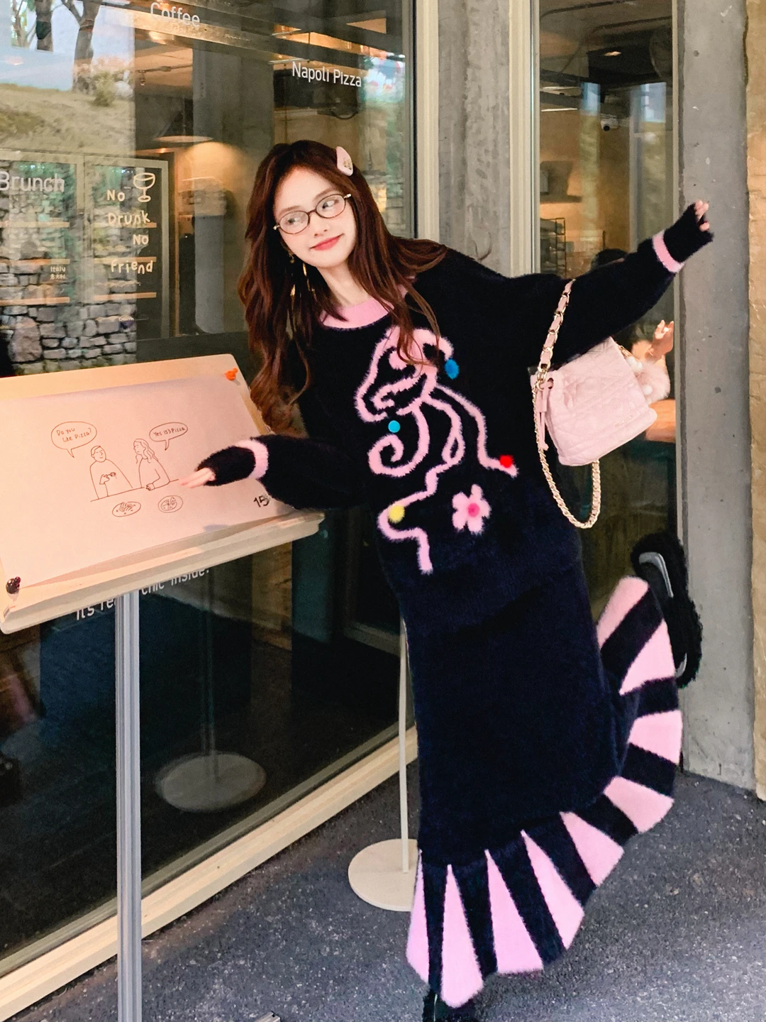 Gula Liangpin Swan Dance Step Skin-friendly Plu Knitted Sweater Warm Color Blo Fi Tail Skirt Two-piece Set Women's Faion
Gula Liangpin Swan Dance Step Skin-friendly Plu Knitted Sweater Warm Color Blo Fi Tail Skirt Two-piece Set Women's Faion