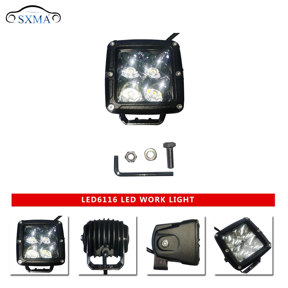 SXMA LED6116 Worklight 20w Search Light Protection Emergency Lighting for Tractor /Excavator Aluminum Alloy 1pcs Cube Waterproof
SXMA LED6116 Worklight 20w Search Light Protection Emergency Lighting for Tractor /Excavator Aluminum Alloy 1pcs Cube Waterproof
