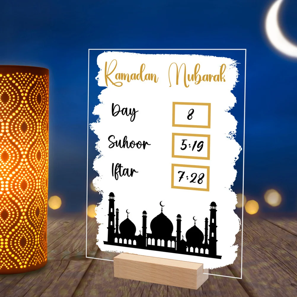 Acrylic Table Moon Ornament Ramadan Decorations Eid for Party Mubarak Islamic Home
Acrylic Table Moon Ornament Ramadan Decorations Eid for Party Mubarak Islamic Home