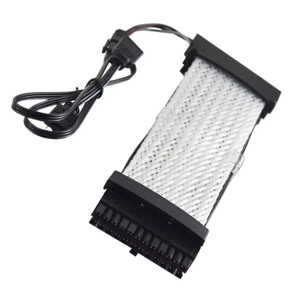 Кабель-удлинитель RGB для блока питания, 24-контактный ATX, синхронизация ARGB для материнских плат, для подсветки GPU/CPU, высокая гибкость, плетеная сетчатая конструкция
Кабель-удлинитель RGB для блока питания, 24-контактный ATX, синхронизация ARGB для материнских плат, для подсветки GPU/CPU, высокая гибкость, плетеная сетчатая конструкция