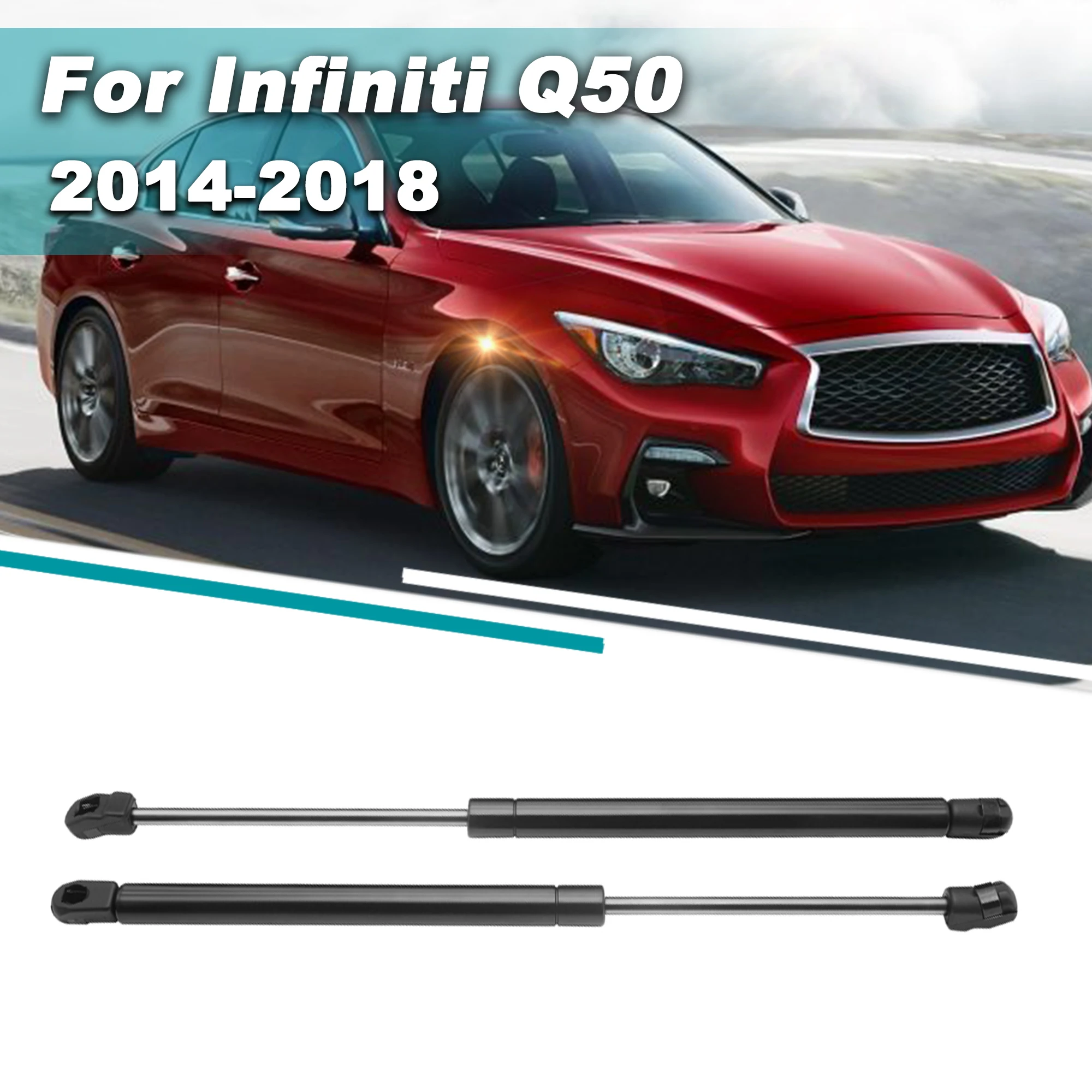 2Pcs Car Front Hood Bonnet Lift Support Spring Shock Absorbe Gas Strut For Infiniti Q50 2014-2018 6547046A0A 65470-46A0A PM3369
2Pcs Car Front Hood Bonnet Lift Support Spring Shock Absorbe Gas Strut For Infiniti Q50 2014-2018 6547046A0A 65470-46A0A PM3369