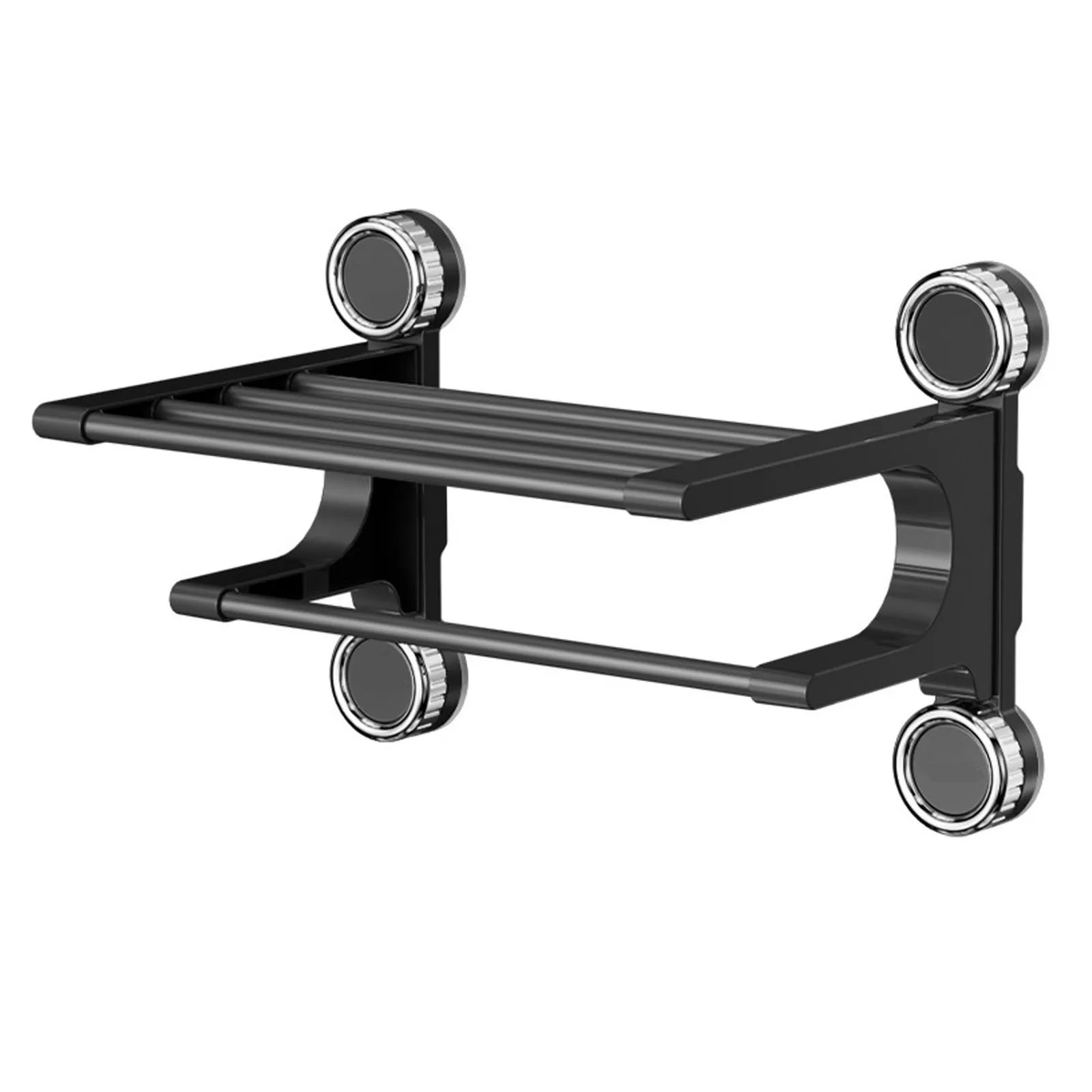Removable Suction Cup Towel Rack Double Bar Bathroom Shelf Stainless Steel Towel Drying Shelf for Space Saving Storage
Removable Suction Cup Towel Rack Double Bar Bathroom Shelf Stainless Steel Towel Drying Shelf for Space Saving Storage