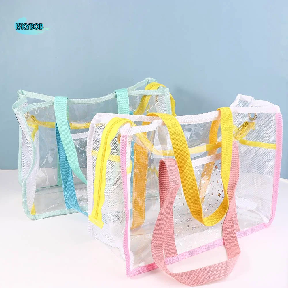 Outdoor Sports Bag Tote Bag Summer Beach Bag Shoulder Pouch Storage Bag Women Handbags PVC Transparent Bag Single Shoulder Bag
Outdoor Sports Bag Tote Bag Summer Beach Bag Shoulder Pouch Storage Bag Women Handbags PVC Transparent Bag Single Shoulder Bag