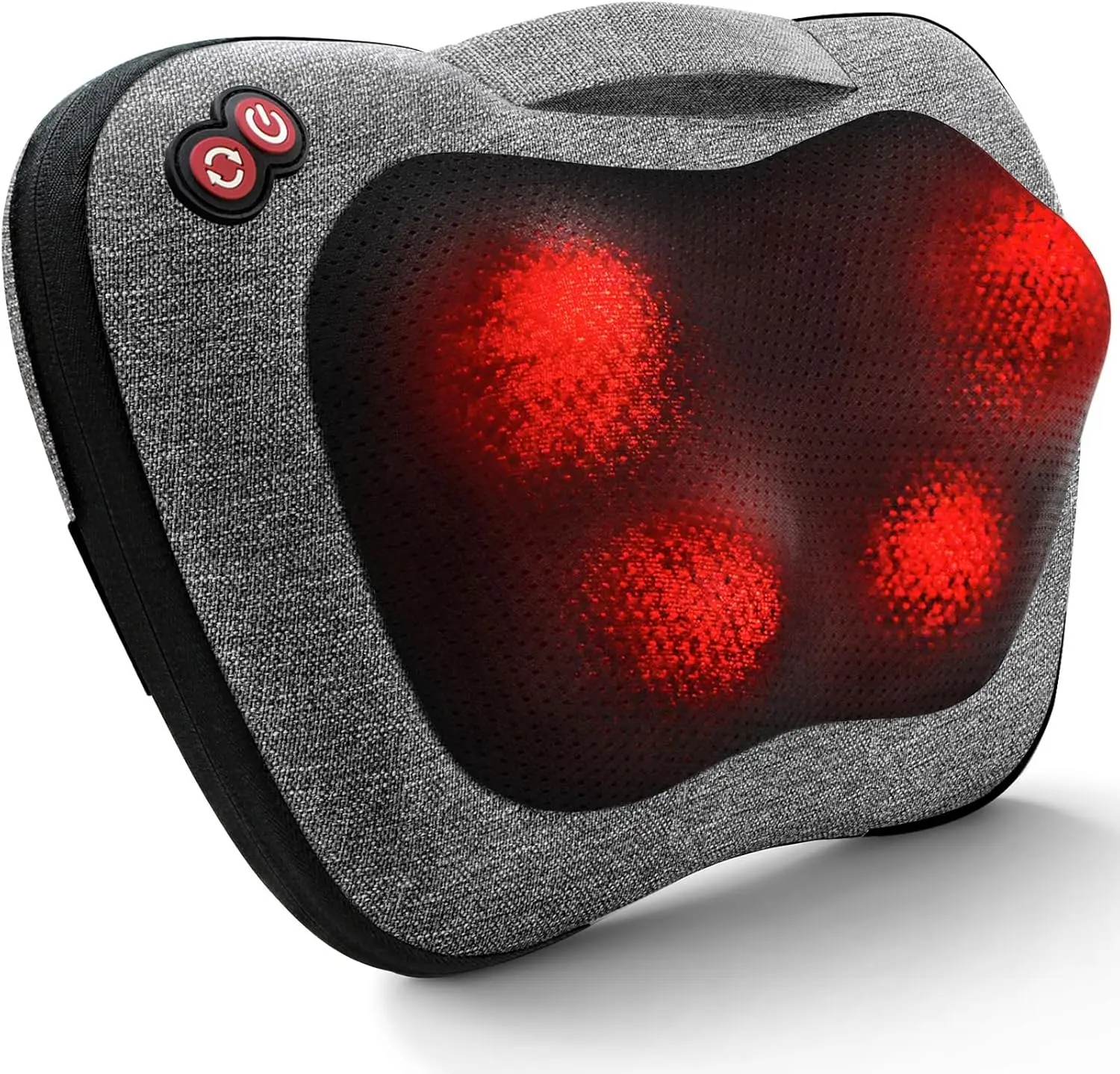 Shiatsu Back Massager with Heat - Deep Tissue Electric Kneading Pillow for Neck, Shoulder, Leg Pain Relief, Perfect Gift
Shiatsu Back Massager with Heat - Deep Tissue Electric Kneading Pillow for Neck, Shoulder, Leg Pain Relief, Perfect Gift