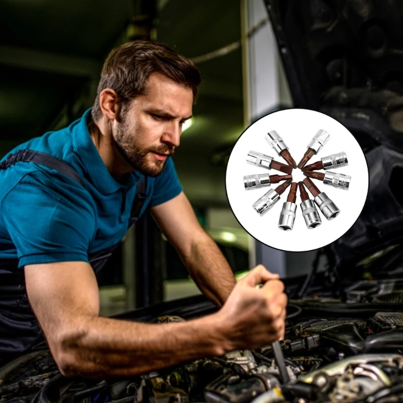 6 Piece Professional Maintenance Tool Practical 6.35mm or Star Shank Sockets for Industrial Applications top sale
6 Piece Professional Maintenance Tool Practical 6.35mm or Star Shank Sockets for Industrial Applications top sale