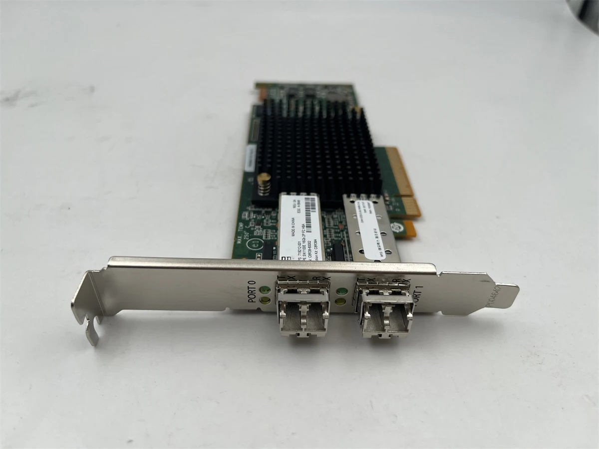 FOR HPE StoreFabric SN1100E C8R39A 16Gb 2-Port FC HBA for G8 G9 Servers 719212-001
FOR HPE StoreFabric SN1100E C8R39A 16Gb 2-Port FC HBA for G8 G9 Servers 719212-001