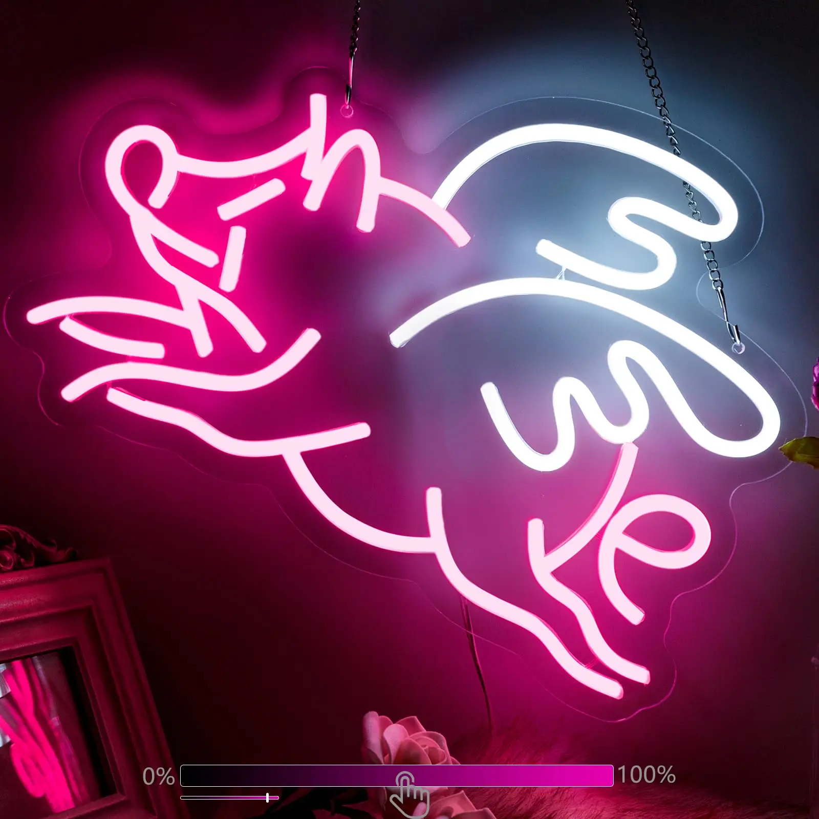 Светодиодная неоновая вывеска Flying Pig с USB-питанием и регулировкой яркости для игровой комнаты, спальни, бара, гостиной, подарок на день рождения, декор для стен
Светодиодная неоновая вывеска Flying Pig с USB-питанием и регулировкой яркости для игровой комнаты, спальни, бара, гостиной, подарок на день рождения, декор для стен