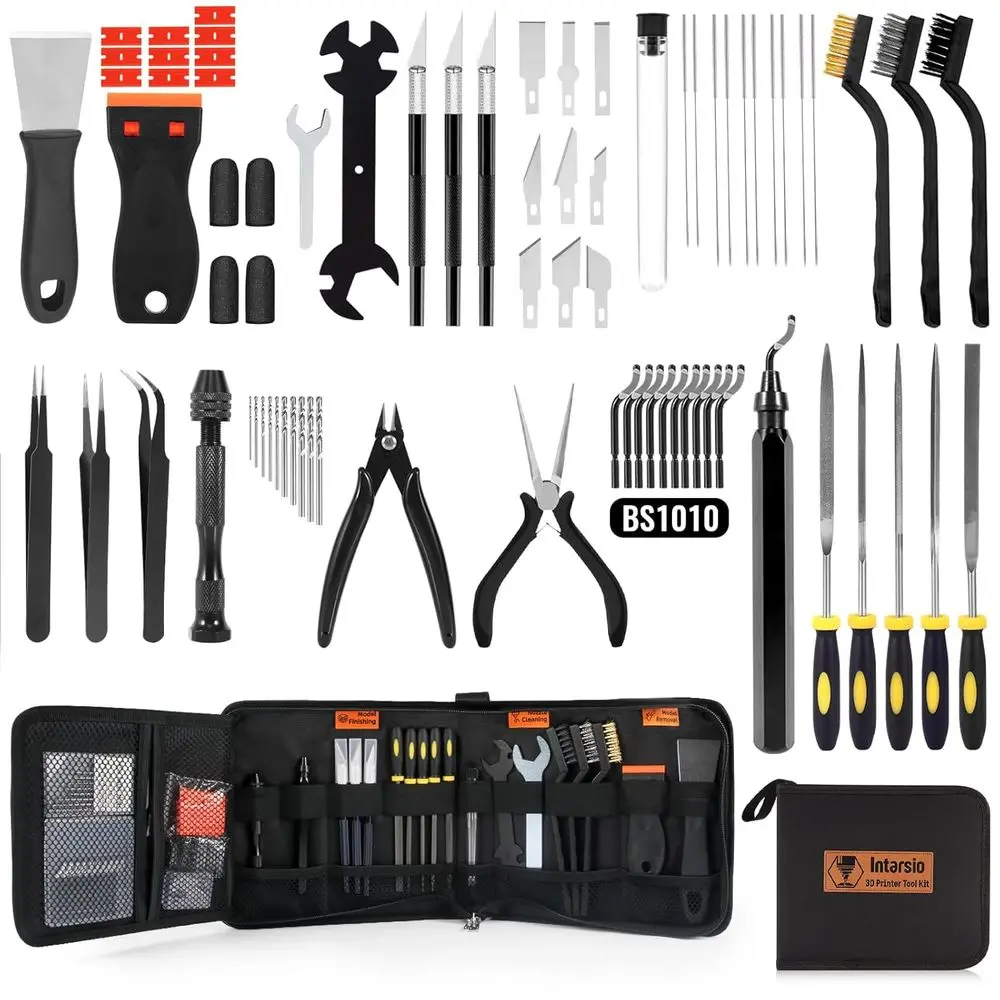3D Printer Tools Kit with Storage Case - 68 Pieces, Essential Accessories for Printer Maintenance