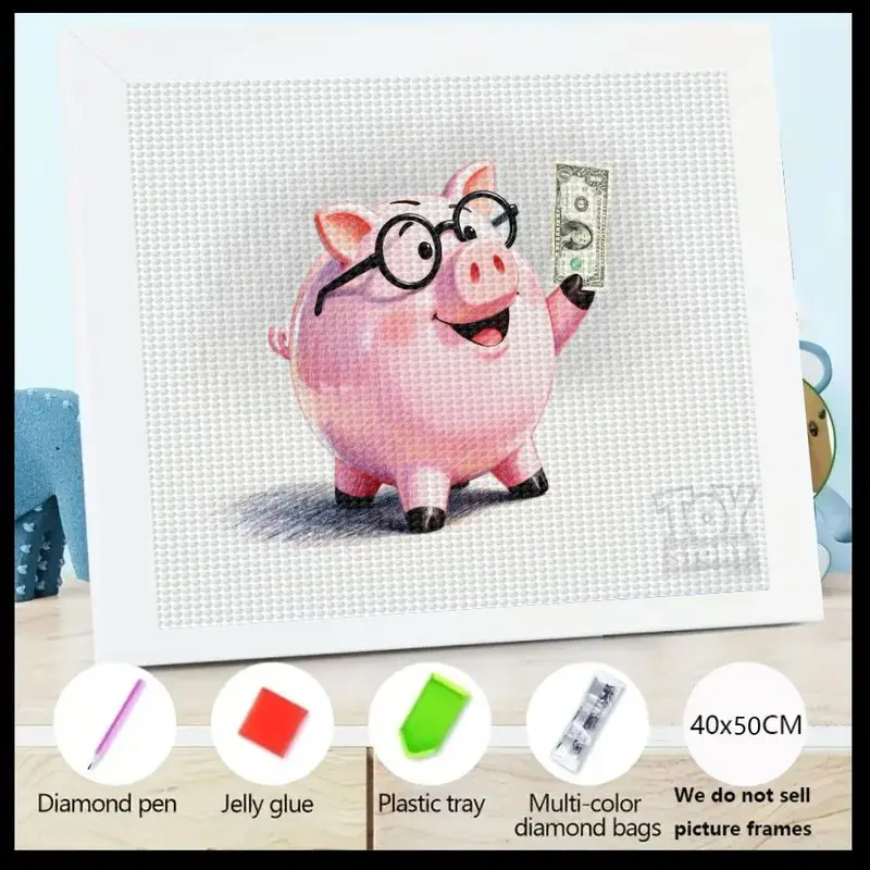 1 шт. DIY 5D комплект алмазной живописи, милая мультяшная копилка в очках с дизайном денег, полный дрель, художественный набор с кристаллами и драгоценными камнями для H
1 шт. DIY 5D комплект алмазной живописи, милая мультяшная копилка в очках с дизайном денег, полный дрель, художественный набор с кристаллами и драгоценными камнями для H