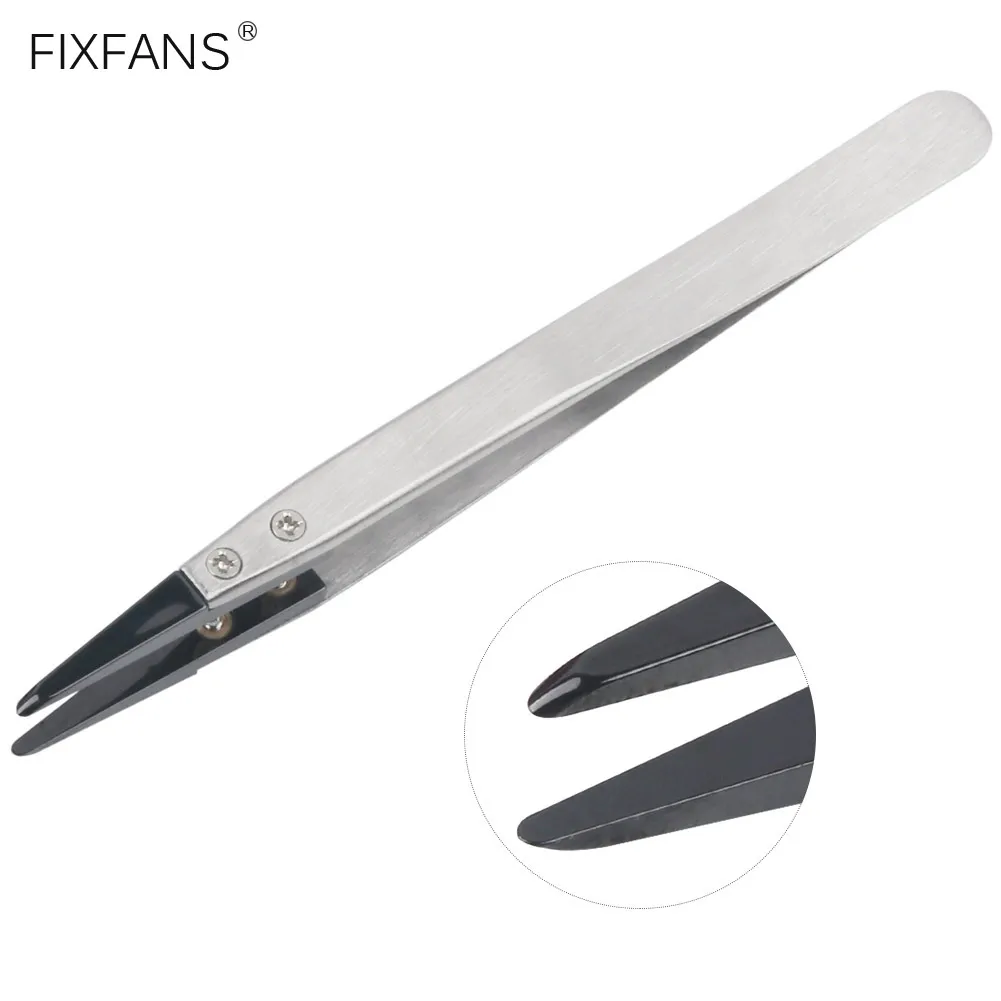 Ceramic Tip Tweezers Stainless Steel Handle Heat Resistant Soldering Tweezers for Electronics Repair Jewelry Making Tools
Ceramic Tip Tweezers Stainless Steel Handle Heat Resistant Soldering Tweezers for Electronics Repair Jewelry Making Tools