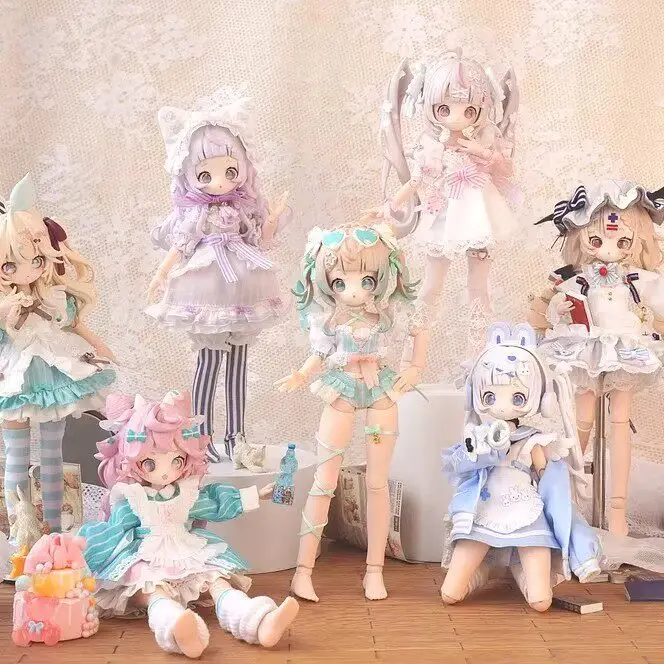 Stock Genuine Wanmeng Sugarygirls Bjd Blind Box Toys Action Doll 8 Points Mjd Ornaments Anime Peripheral Desktop Collections Toy
Stock Genuine Wanmeng Sugarygirls Bjd Blind Box Toys Action Doll 8 Points Mjd Ornaments Anime Peripheral Desktop Collections Toy