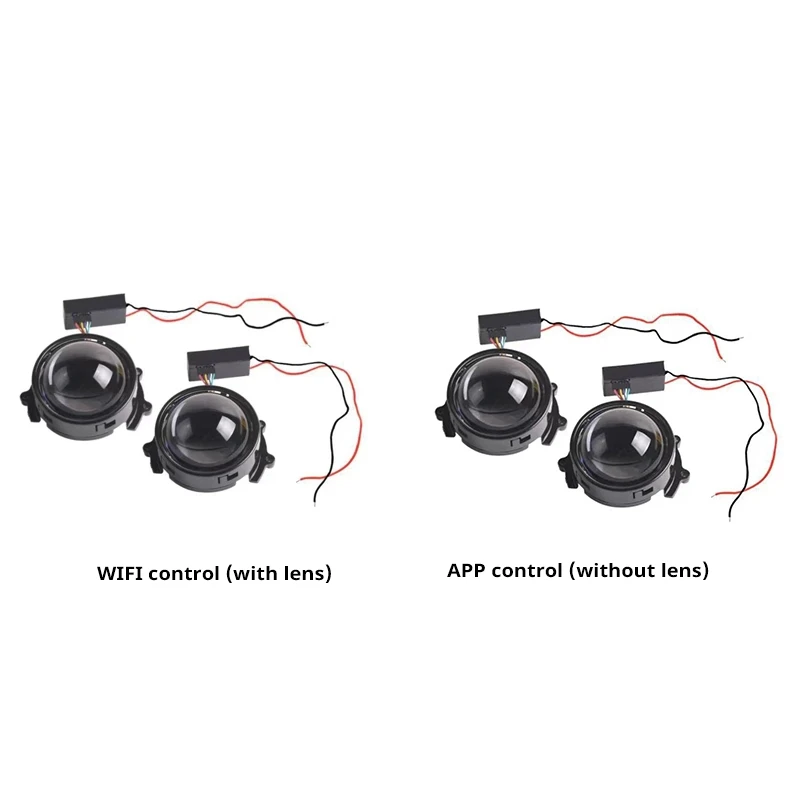 Universal 3 Inch Car LED Devil Eyes Dynamic Eye Headlight Mangekyo Sharingan Eagle Eye Lamp WIFI Control
Universal 3 Inch Car LED Devil Eyes Dynamic Eye Headlight Mangekyo Sharingan Eagle Eye Lamp WIFI Control