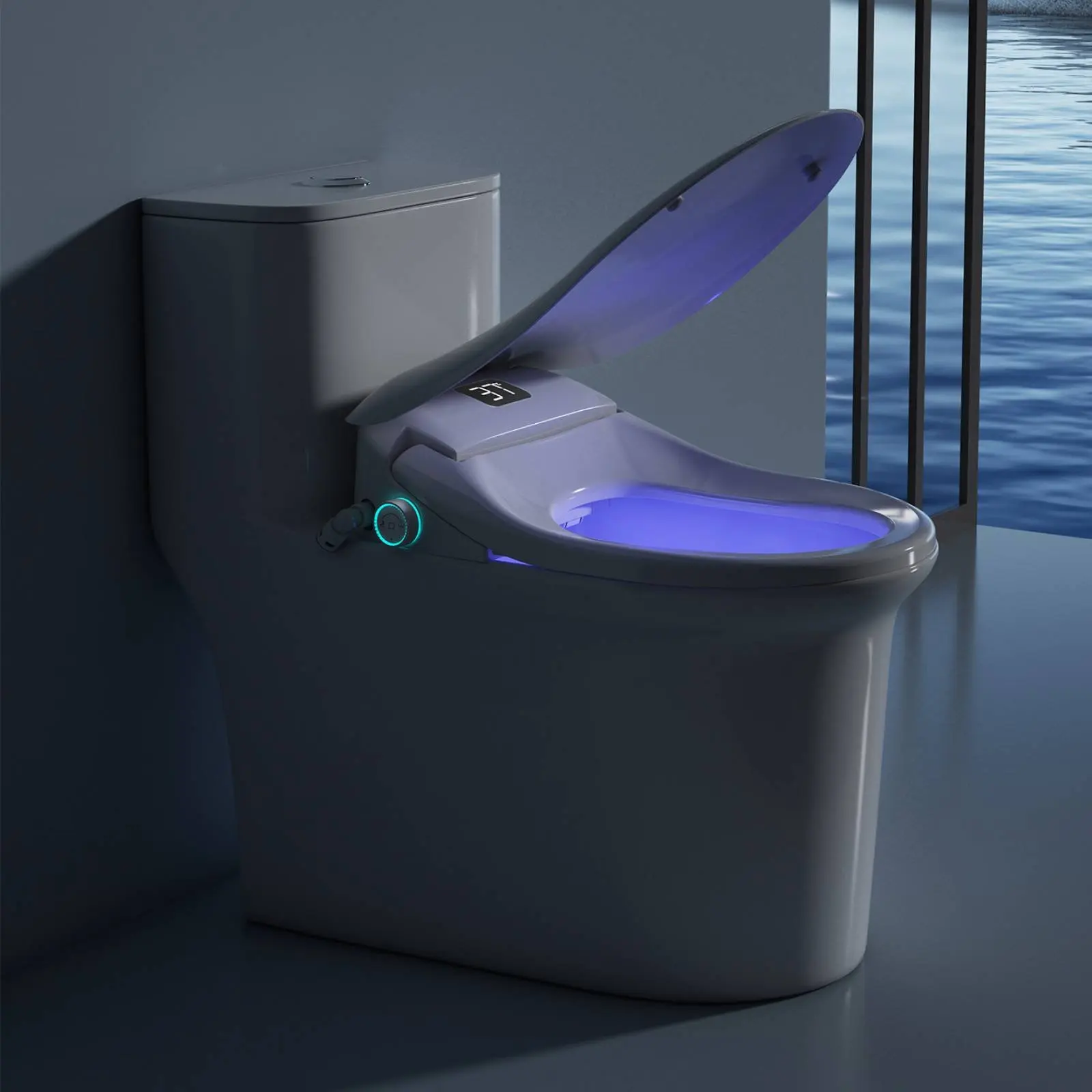 Smart Toilet Seat Instant Heating Automatic Bidet Seat Heated Bidet Toilet LED Display Bathroom Fixture Auto Lid Access And
Smart Toilet Seat Instant Heating Automatic Bidet Seat Heated Bidet Toilet LED Display Bathroom Fixture Auto Lid Access And
