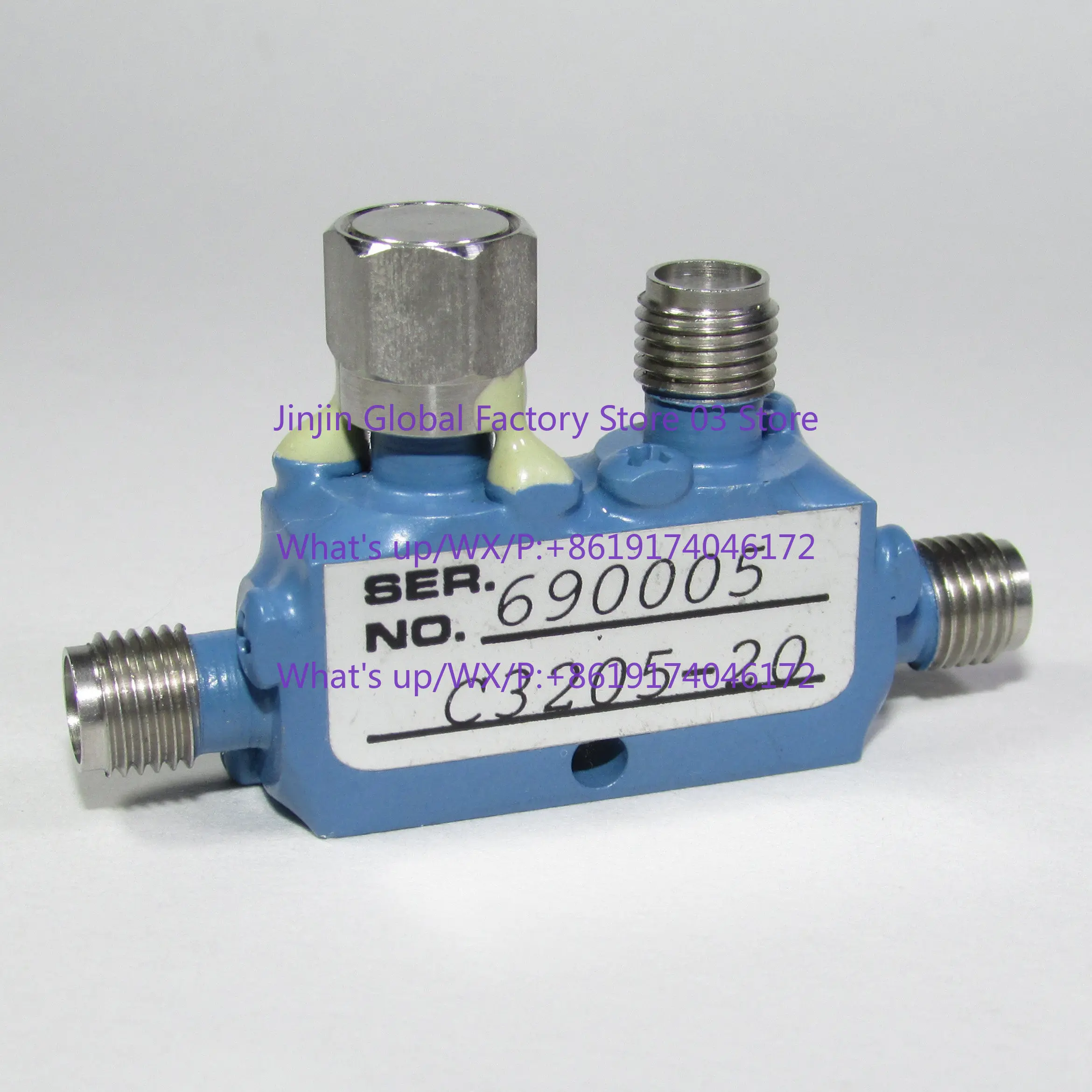 C3205-20 4-8GHz 20dB 50W SMA RF Directional Coupler/Used
C3205-20 4-8GHz 20dB 50W SMA RF Directional Coupler/Used