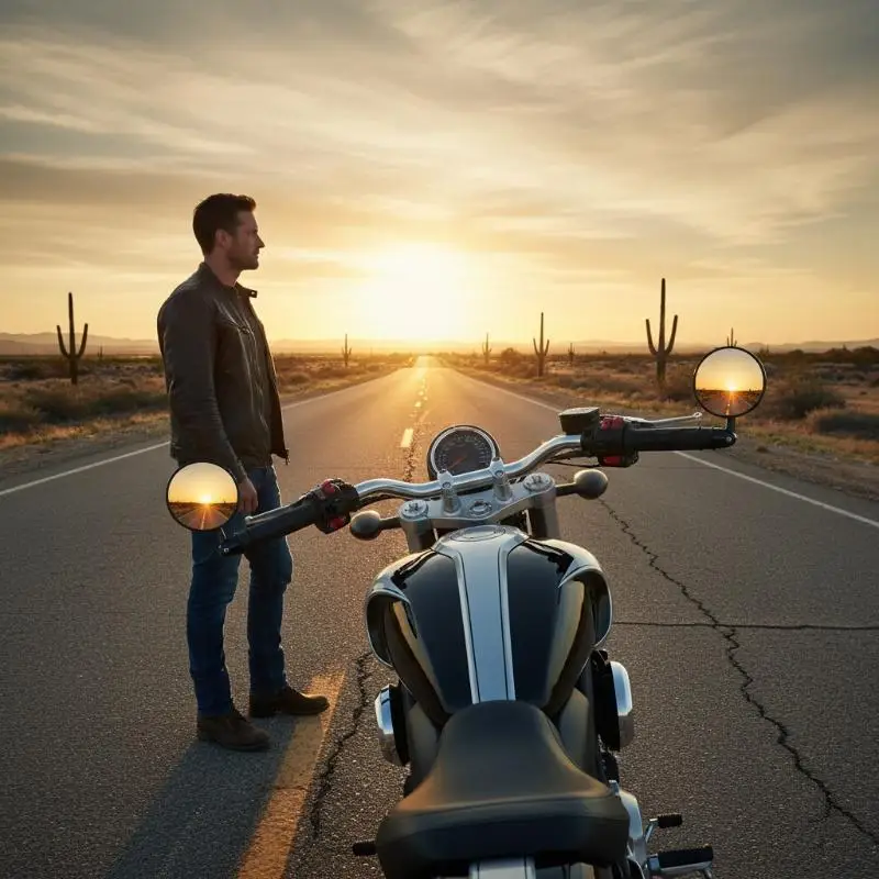 1Pair Motorcycle Handlebar Rearview Mirror Handlebar Extended Rear View Mirror Blind Spot Wide View Safety Turning Mirror
1Pair Motorcycle Handlebar Rearview Mirror Handlebar Extended Rear View Mirror Blind Spot Wide View Safety Turning Mirror