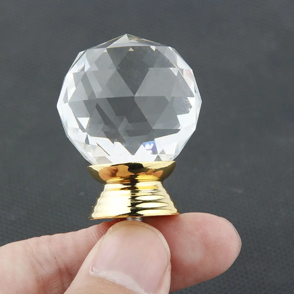 4Pcs Gold Crystal Sphere Cabinet Knobs Drawer Pulls for Cupboard Closet Wardrobe Dresser Furniture Modern Stylish Home
4Pcs Gold Crystal Sphere Cabinet Knobs Drawer Pulls for Cupboard Closet Wardrobe Dresser Furniture Modern Stylish Home