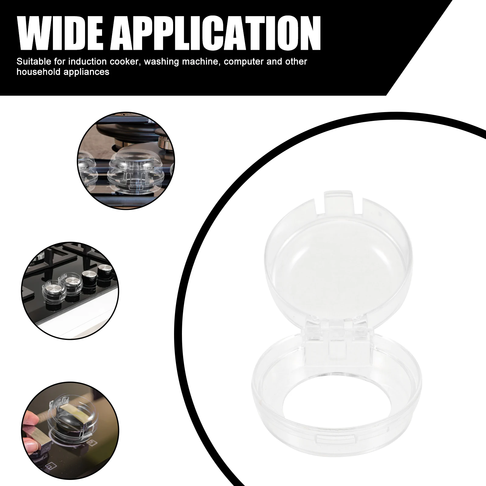 6 шт., защитный чехол для ключей, прозрачный замок с защитой от детей, чехлы для ручек плиты, газовый пластик, подходит для круглых кнопок, бытовой
6 шт., защитный чехол для ключей, прозрачный замок с защитой от детей, чехлы для ручек плиты, газовый пластик, подходит для круглых кнопок, бытовой