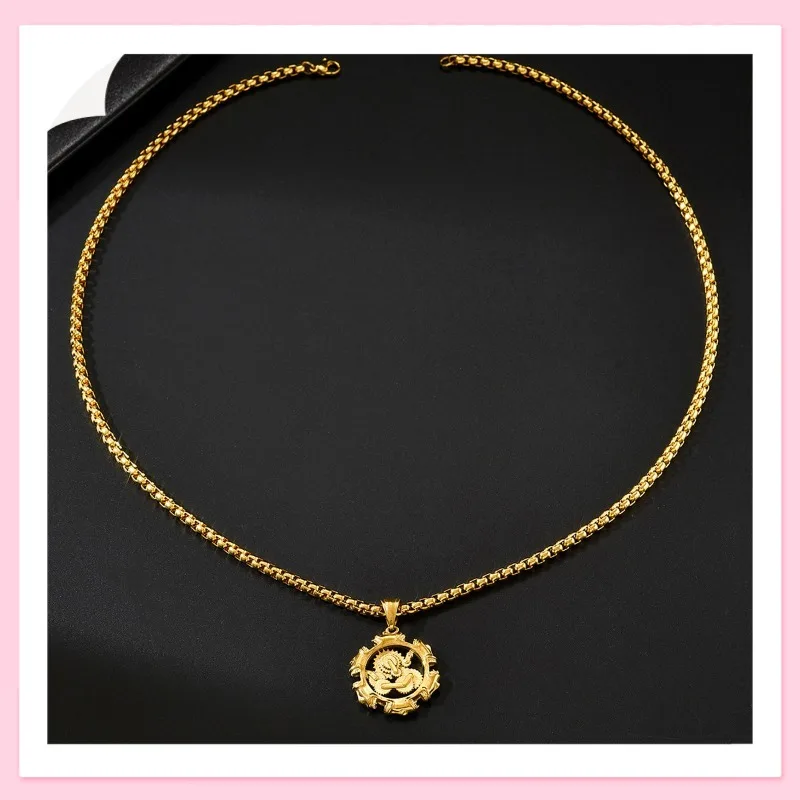 Fashion Personality Wind Double Gear Stainless Steel Necklace Men's Wind Jewelry Direct Sales
Fashion Personality Wind Double Gear Stainless Steel Necklace Men's Wind Jewelry Direct Sales