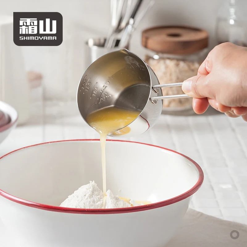 SHIMOYAMA Kitchen Baking 304 Stainless Steel Essentials 200ml Stainless Steel Measuring Cup
SHIMOYAMA Kitchen Baking 304 Stainless Steel Essentials 200ml Stainless Steel Measuring Cup