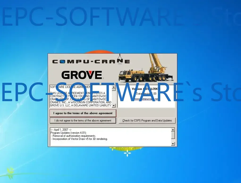 Коммутационный кран Grove CSPS V4.01.2047 Версия для передачи данных 1.00
Коммутационный кран Grove CSPS V4.01.2047 Версия для передачи данных 1.00