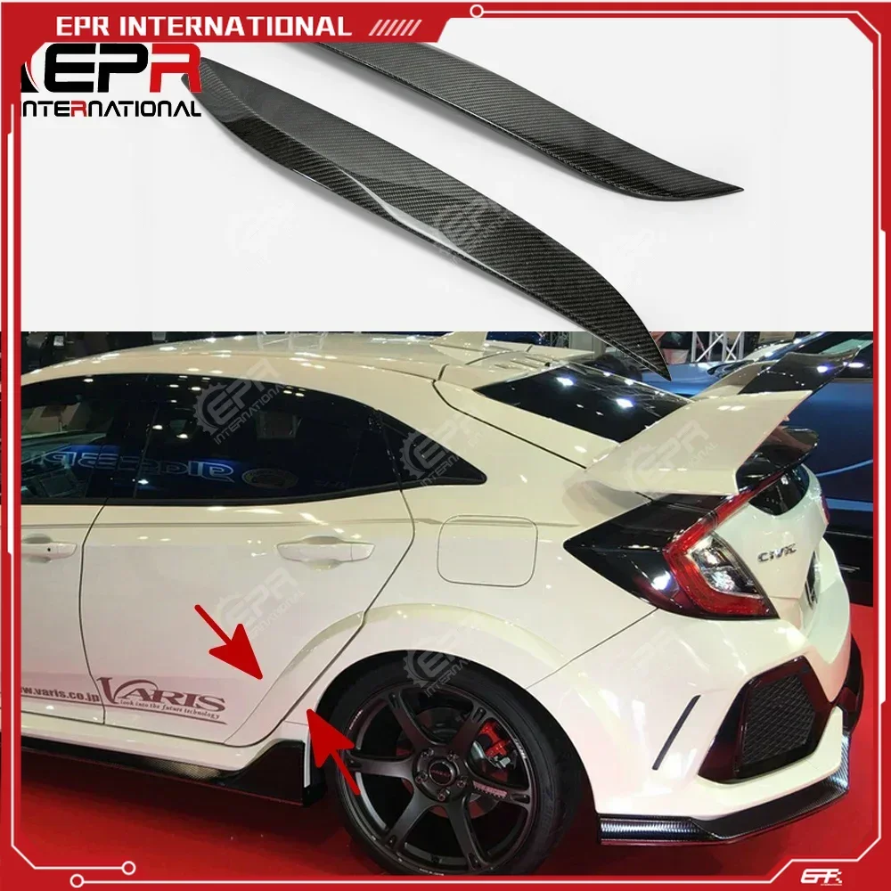 Vrsar1 Style Carbon Fiber Rear Fender Trim Glossy Finish Wheel Flare Arch Kit For Honda Civic Type R FK8 (5Dr Hatch)
Vrsar1 Style Carbon Fiber Rear Fender Trim Glossy Finish Wheel Flare Arch Kit For Honda Civic Type R FK8 (5Dr Hatch)