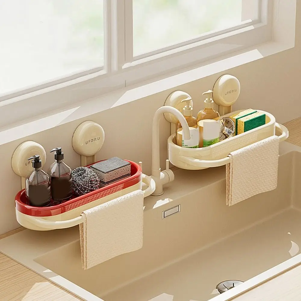 Plastic Suction Cup Sink Drain Rack Wall-Mounted Detachable Sink Sponge Rack Space Saving Large Capacity Rag Rack Kitchen
Plastic Suction Cup Sink Drain Rack Wall-Mounted Detachable Sink Sponge Rack Space Saving Large Capacity Rag Rack Kitchen